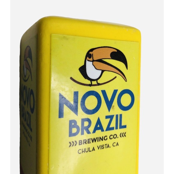 Novo Brazil Brewing Company Craft Beer Tap Pull Handle Chula Vista Toucan AS IS - Picture 5 of 16